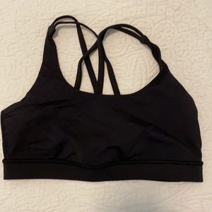 Plain black sports bra (Energy Bra)